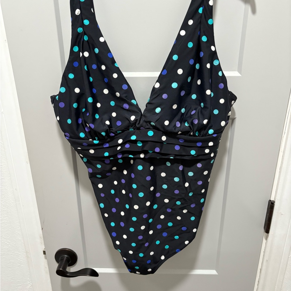 Polka Dot One Piece Swimsuit
